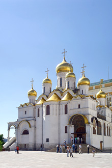 The Cathedral of the Annunciation in Moscow Kremlin