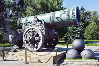 The Tsar Cannon in Moscow Kremlin