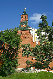 The Armoury (Oruzheynaya) Tower in Moscow Kremlin