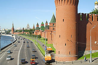 The Kremlin Wall in Moscow Kremlin