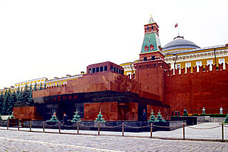 The Lenin Mausoleum in Moscow Kremlin