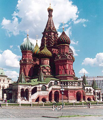 St. Basil's Cathedral in Moscow Kremlin