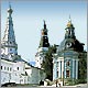The Trinity Monastery of St. Sergii (Sergiev Posad) in Moscow Suburbs