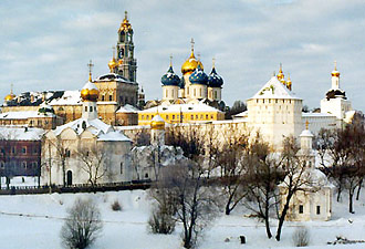 The Trinity Monastery of St. Sergii in Moscow Suburbs